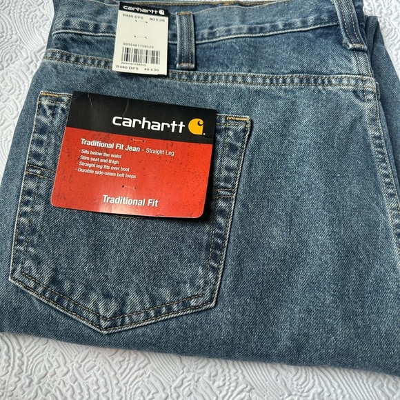 Carhartt Relaxed Blue Denim Jeans - Picture 2 of 7
